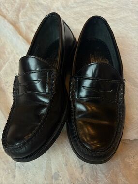 Vintage Sebago Classic Dan Penny Loafers - Made in USA - Black Leather - Size 7